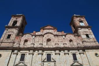 Fachada de iglesia en Zipaquirá